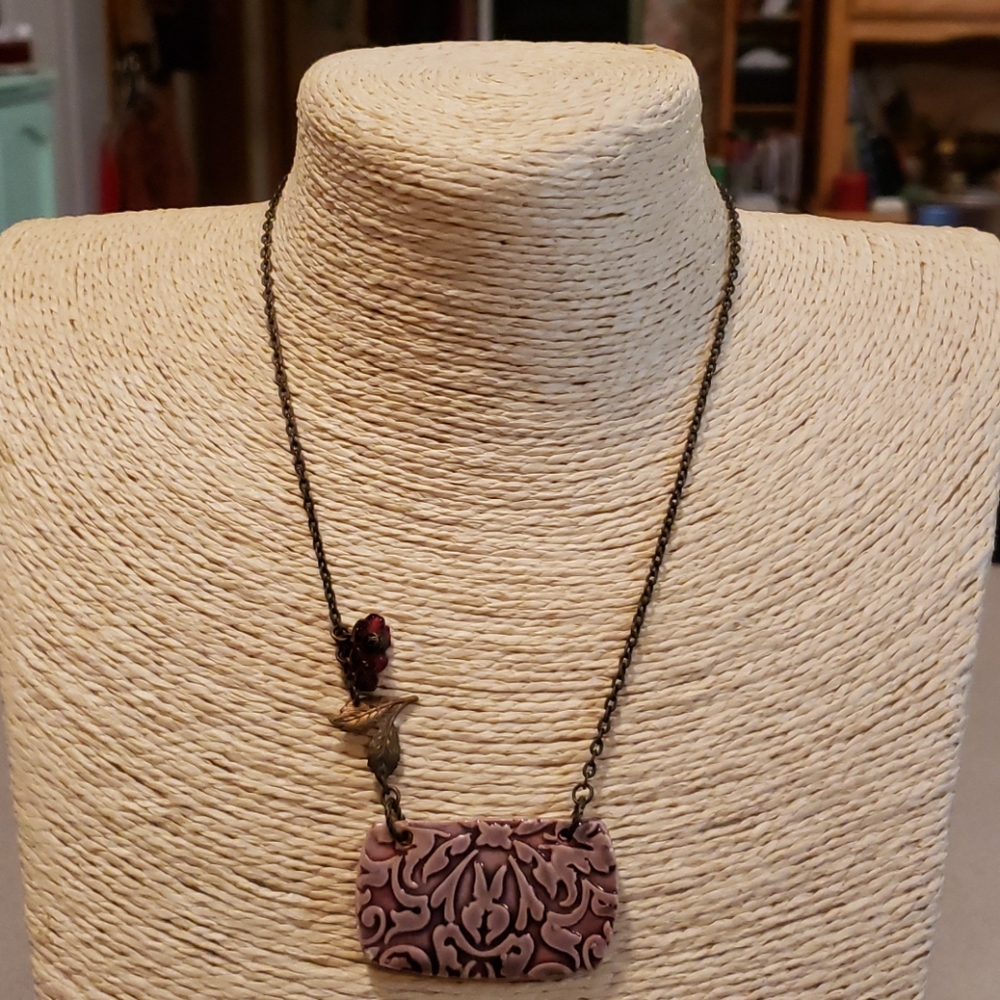 9" All Fired Up Canadian Statement Necklace